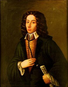 Giovanni Battista Pergolesi.  Domenico Antonio Vaccaron maalaus. Kuvalähde: Wikipedia.