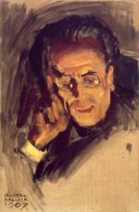 Akseli Gallen-Kallela: Gustav Mahler.